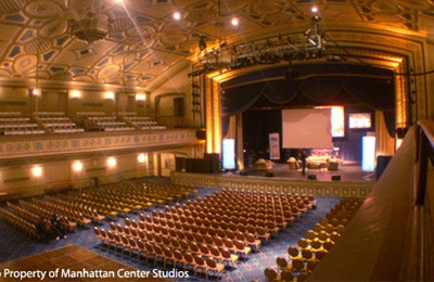 The Grand Ballroom at the Manhattan Center (image from Manhattan Center Studios)