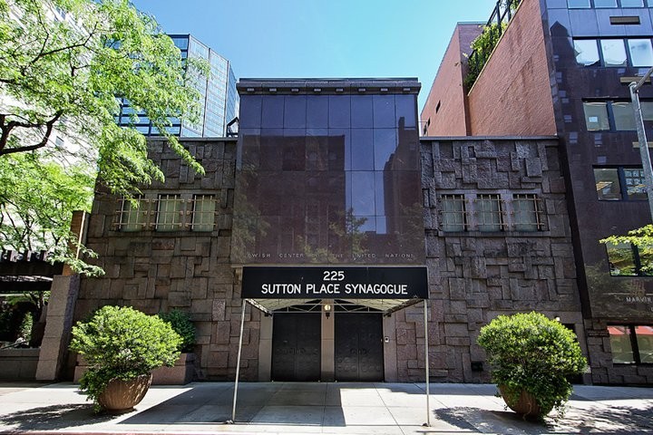 Sutton Place Synagogue (image from mazelmoments.com)