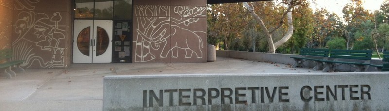 Entrance to the interpretive center.