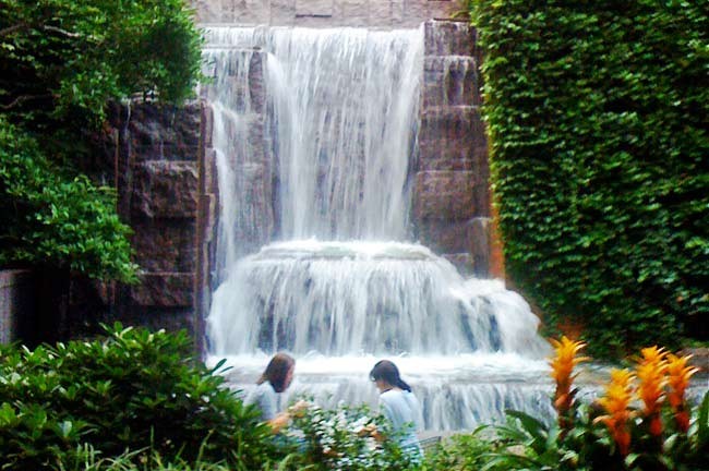 Greenacre Park waterfall (image from sasaki.com)