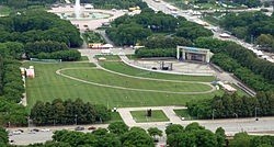 Petrillo Lawn, Bandshell in upper right hand corner