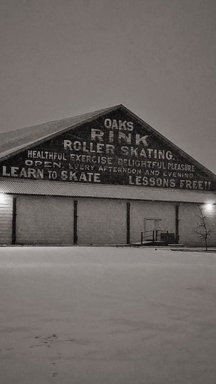 Skating Rink at Oaks Amusement Park - Oldest west of the Mississippi River.