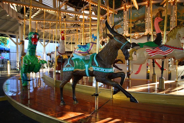 Hershell-Spillman Carousel built in 1911 and listed in the National Register of Historic Places in 1987.