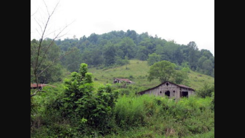 Some old barns, located in Booger Hole.