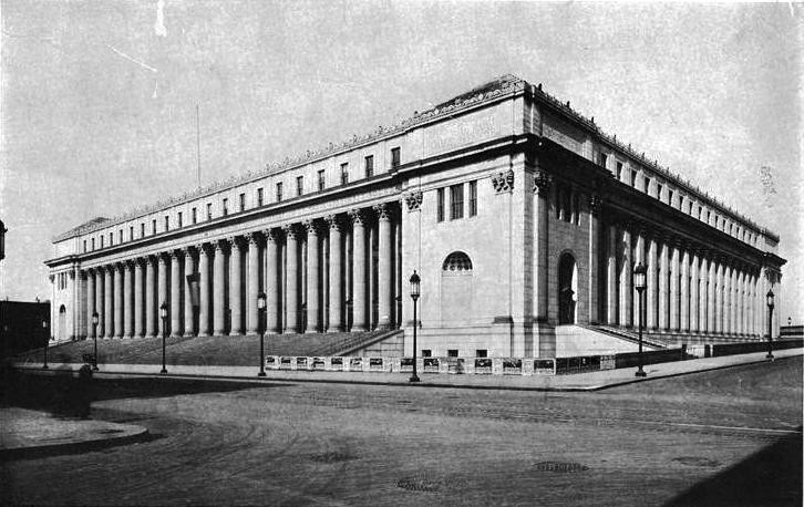 The Post Office Building in 1922 (http://daytoninmanhattan.blogspot.nl/)