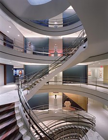 Staircase designed by Andrée Putman.