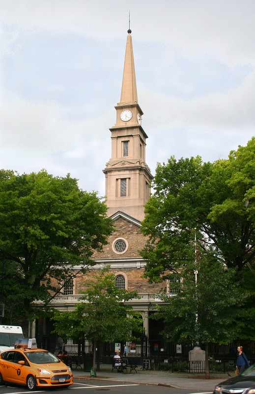 St. Mark's in-the-Bowery church (image from Gotham Trails)