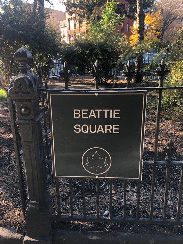 Beattie Square Sign.