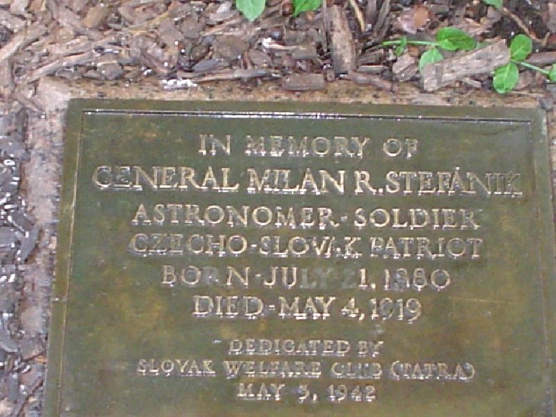 Stefanik Memorial in Tomkins Square Park (image from NYC Parks)