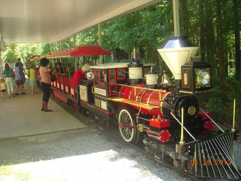 There is also a mini train that visitors can ride