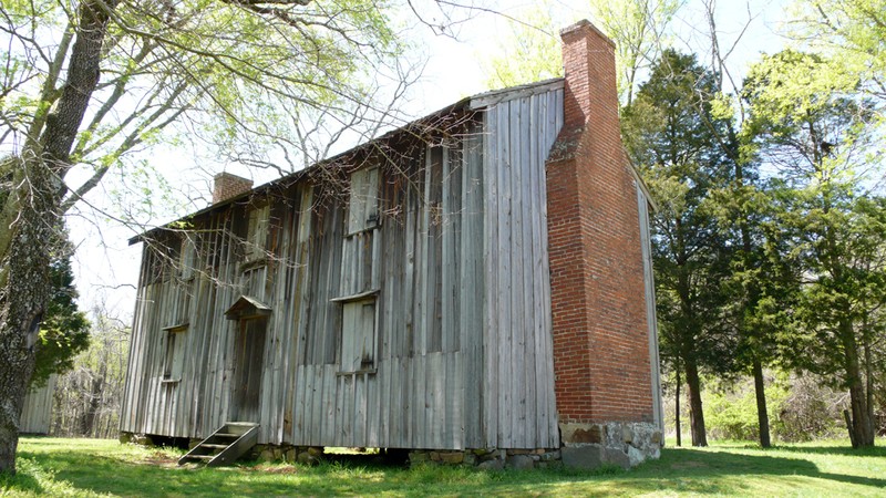 One of the slave houses in Horton Grove
