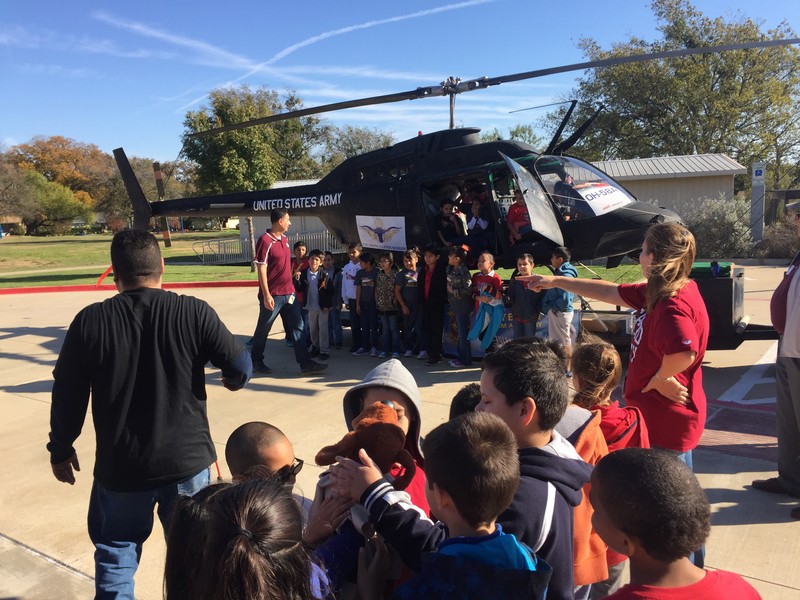 "Kiowa-4-Kids" school visit.