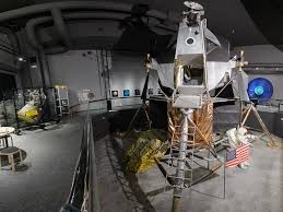 Immerse yourself in the popular Lunar Lander exhibit!