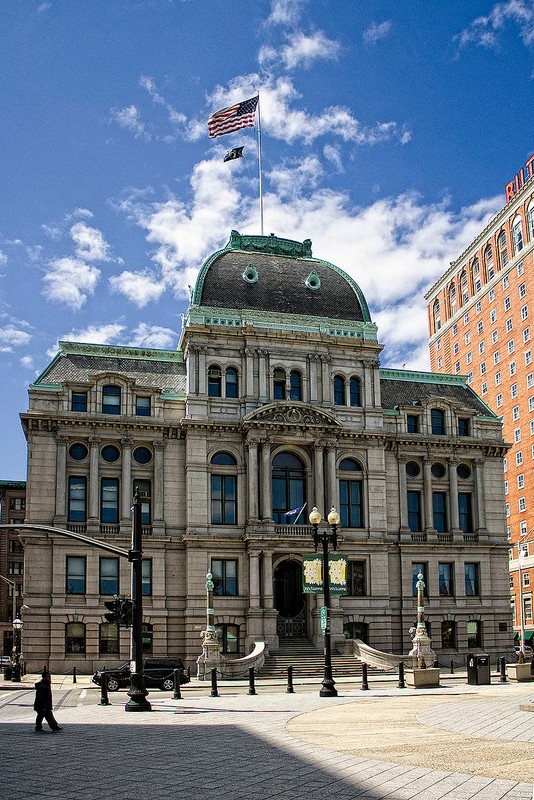 Similar to other cities, Providence nearly approved a measure to demolish this building in favor of a modern structure that might be less expensive to maintain. 