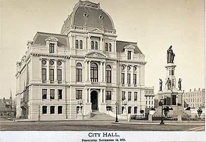 This photo of Providence's City Hall was taken in the late 19th century. 