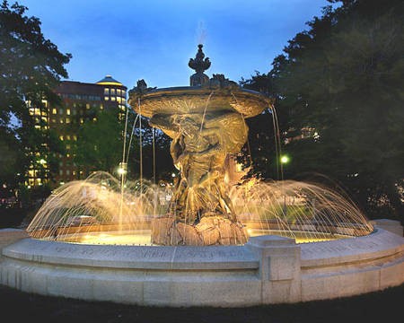 Carrie Brown Bajnotti Memorial Fountain (Courtesy of Wilkinson Associates)