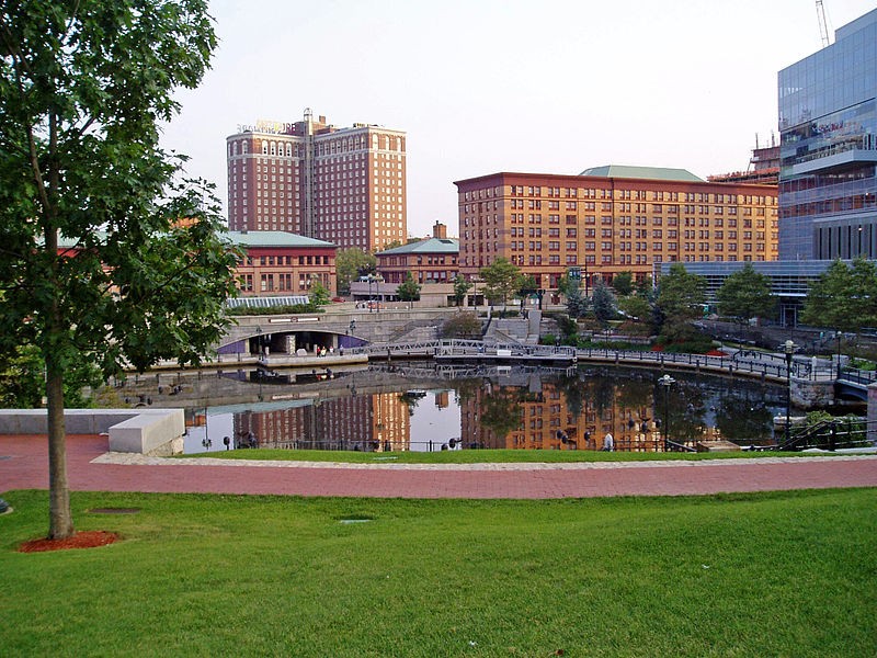 Completed in 1994, this park has become the highlight of Providence's downtown revival efforts.