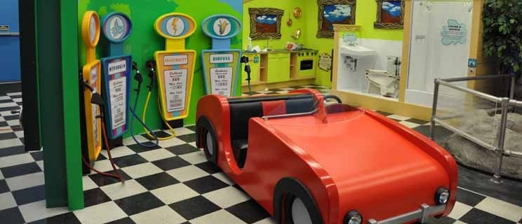 Children's gas station.