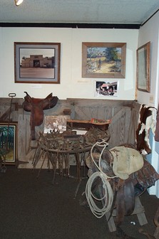 Ranching exhibit.