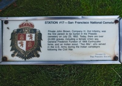 Station #17 Marker