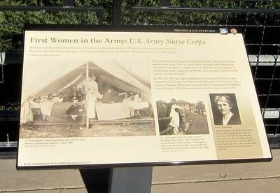 First Women in the Army: U.S. Army Nurse Corps historic marker (image from Historic Marker Database)