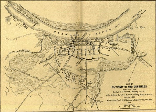 Map of the battle lines