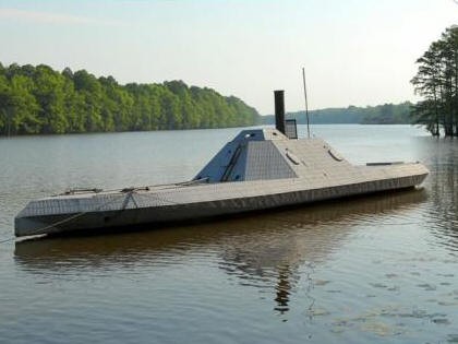 A full scale and operable replica of the Albemarle at the The Port o’ Plymouth Museum