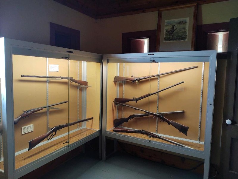 Gun display inside Guardhouse