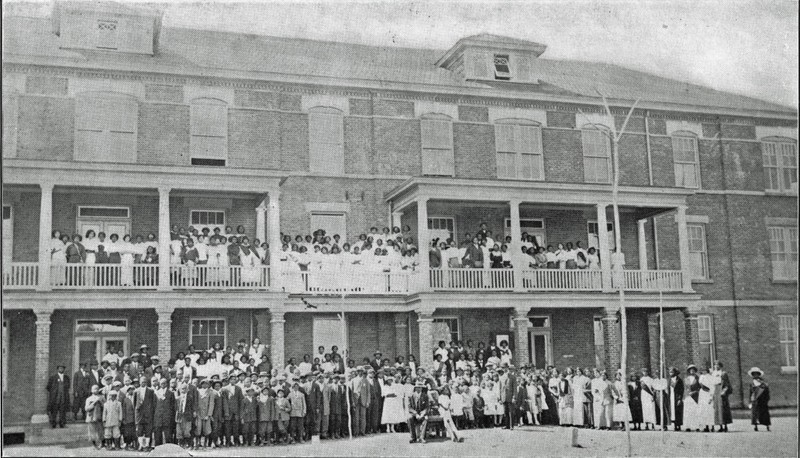 The student body of Elizabeth City State Colored Normal School, 1913-1914, Credit: ECSU Archives/Digital NC