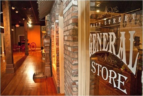 The Museum features exhibits including this one, the Main Street exhibit