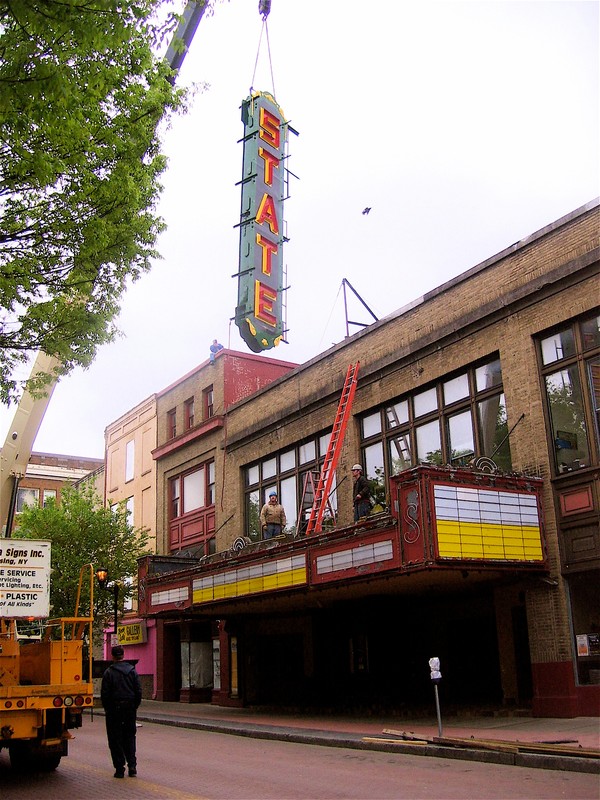 The State Theatre was built in 1928. 