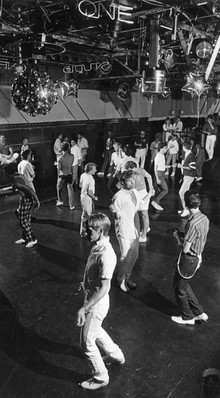 Dancers on the floor of Studio One (May 23, 1986)