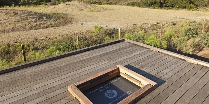 Cemetery marker (image from National Parks Service, Presidio)