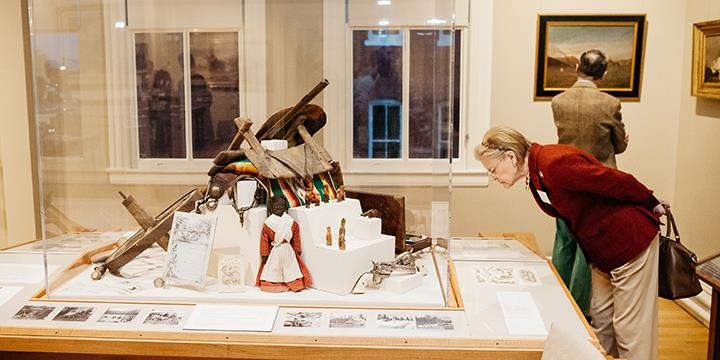 Gallery at Pioneer Hall (image from National Parks Service, Presidio)