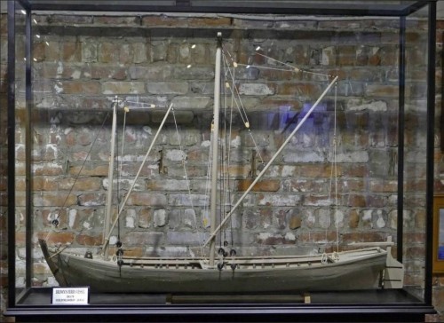 The model of the Brown's Ferry boat