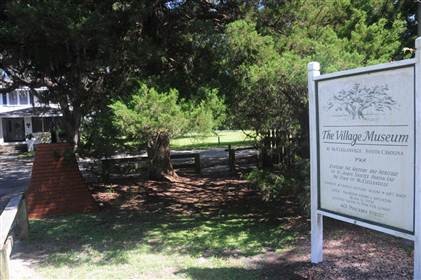 Sign at the entrance to the Village Museum