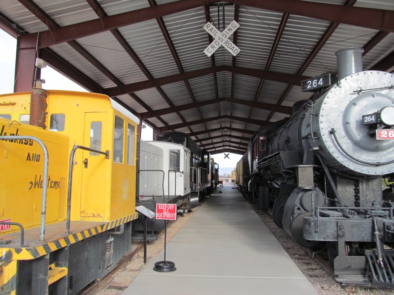 A look at some of the rolling stock on display