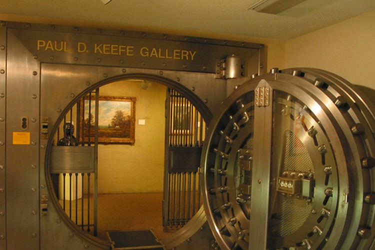 The one-of-a-kind gallery housed in a bank vault.