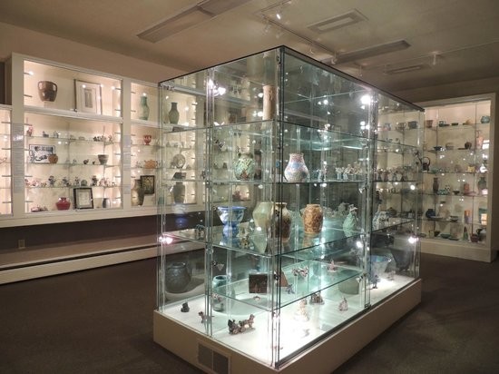 The R. Douglas and Barbara Grant Family Gallery of Art Pottery.