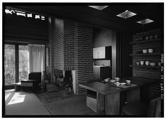 General view of the interior, Historic American Buildings Survey