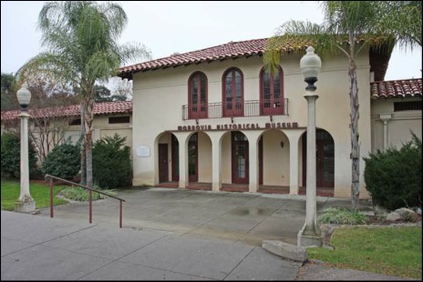 The museum opened in the 1980s and is located in Spanish-style mission building constructed in 1925 and served as a community building and provided changing rooms for the city's municipal pool.
