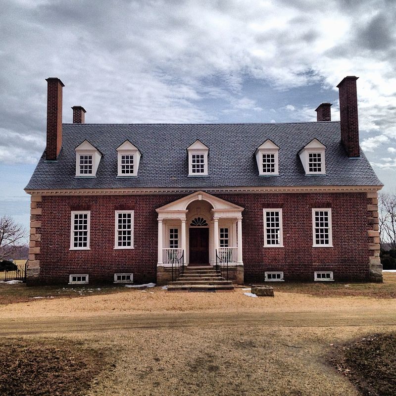 Gunston Hall, Founding Father George Mason's home in Fairfax County by Justin A. Wilcox on Wikimedia Commona (CC BY-SA 3.0)