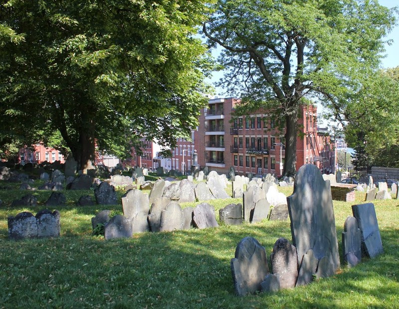 Copp's Hill Burying Ground in 2014 (image from Lost New England)