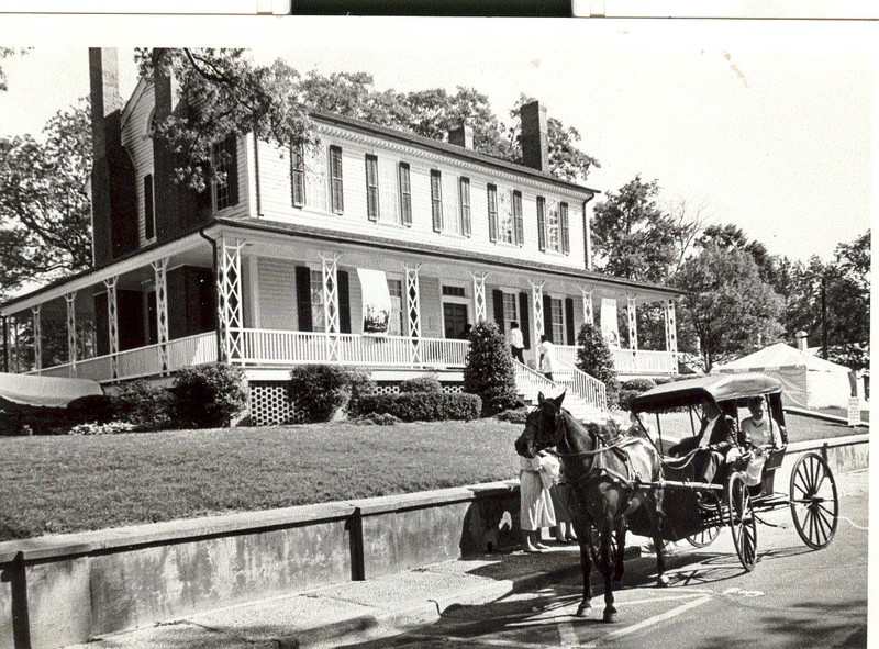 Front side of the house. Taken in 1987 when the North Carolina legislature commemorated its first visit to Tarboro in 1787.