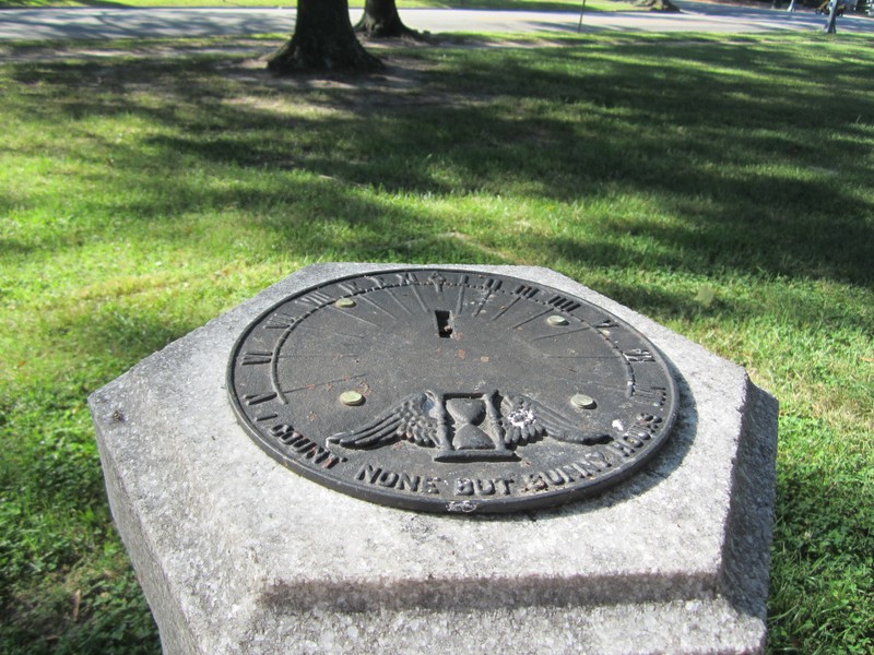 Erected in 1938, the Brown Sundial stands in honor of Reverend Bertram Brown, who was the rector of Calvary Episcopal Church for 27 years. 