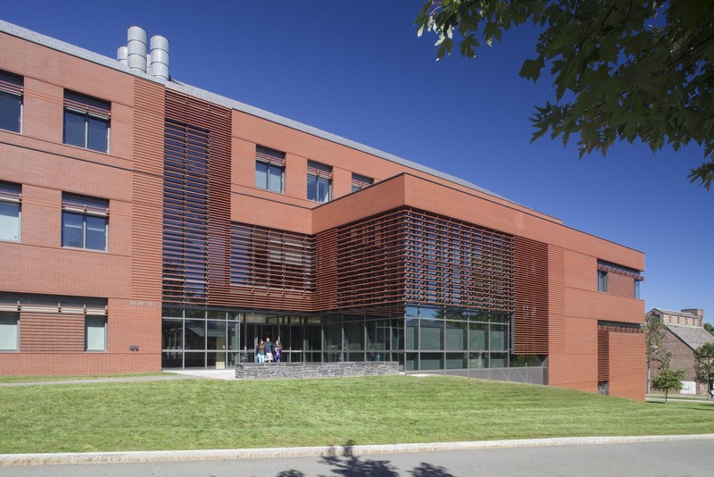 The Beneski Earth Sciences Building, home to the Beneski Museum of Natural History.