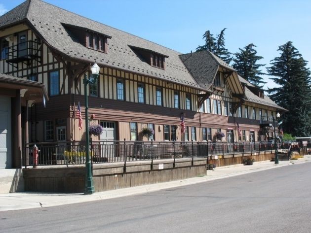 The former Whitefish Railway Depot