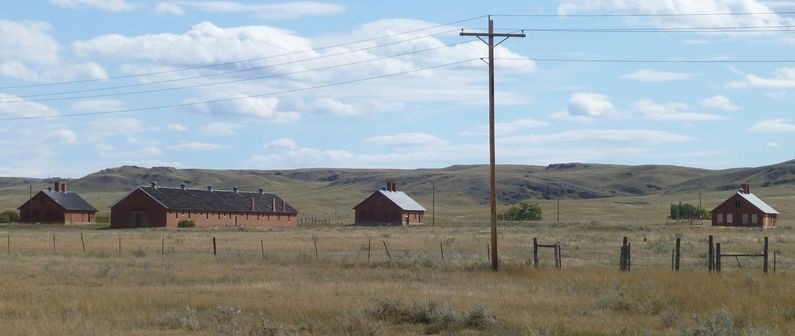 Some of the other remaining buildings