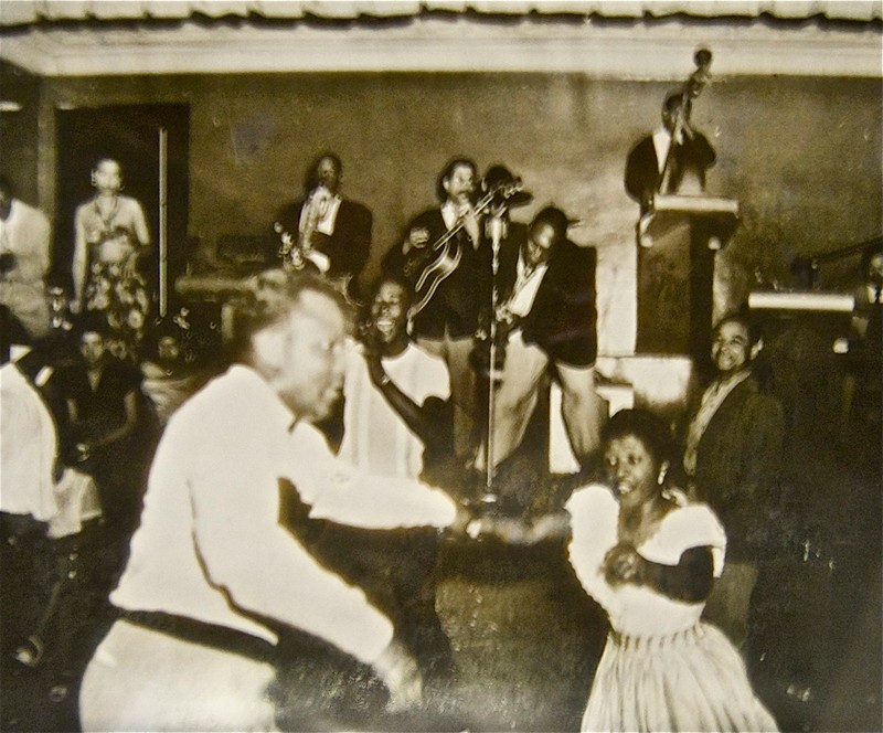 A couple dancing to Big Jay McNealy and his band at the Dreamland Ballroom.