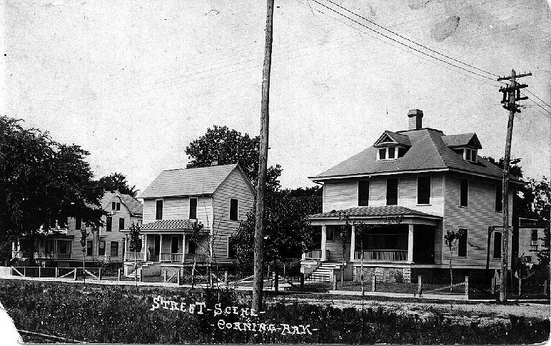 The house that George A. Booser built on top of the mound.